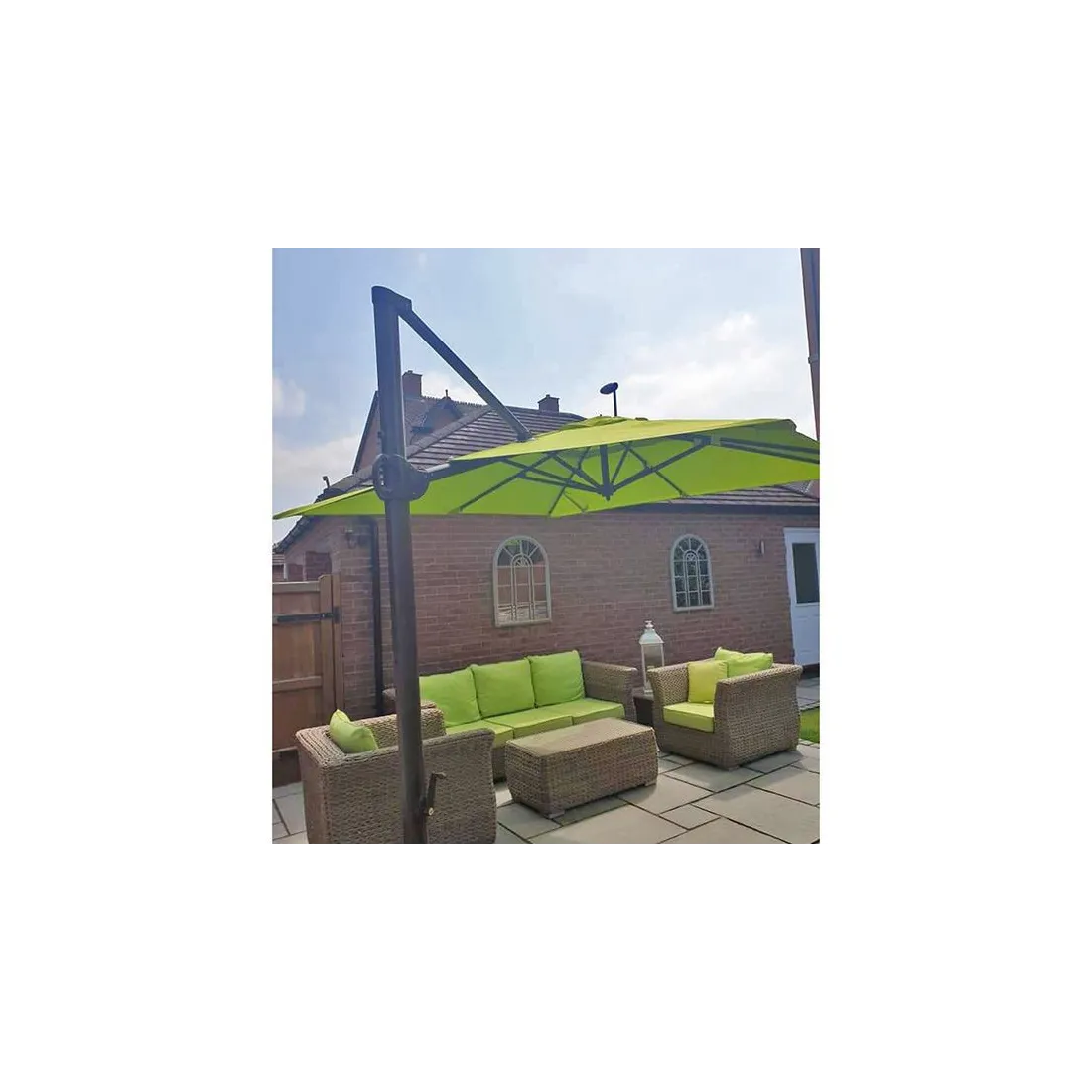 Cantilever parasol - Roma 3m square - 2 Cantilever parasol - Roma 3m square - 2
