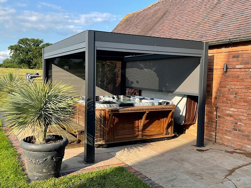 Eclipse 3 X 3m LED Motorised Pergola | Free Standing