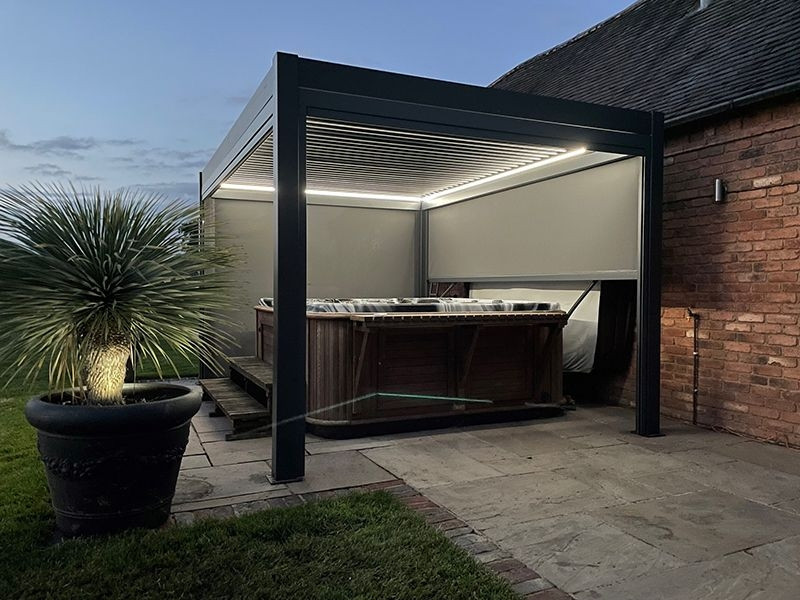 Eclipse 3 X 3m LED Motorised Pergola | Free Standing