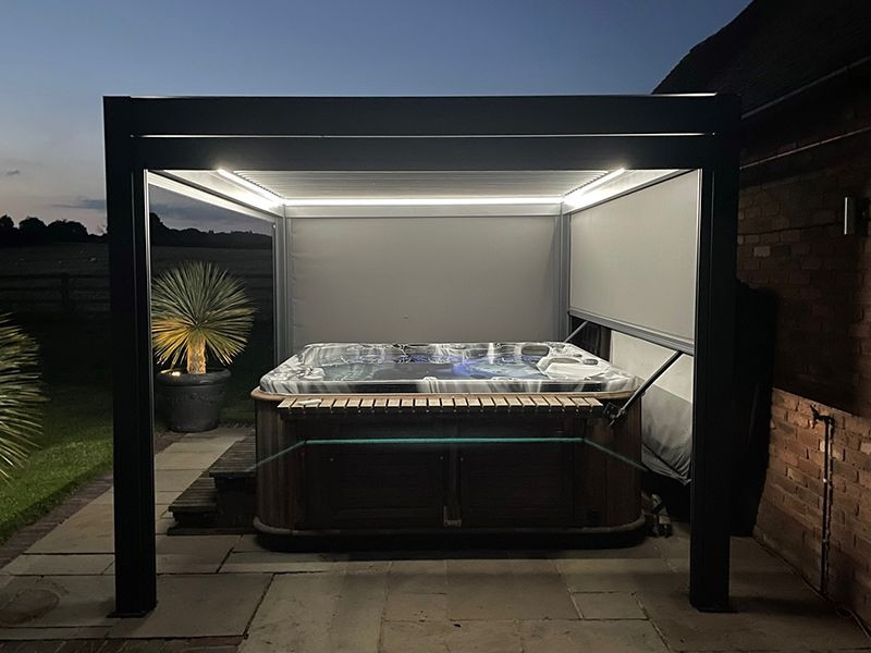 Eclipse 3 X 3m LED Motorised Pergola | Free Standing