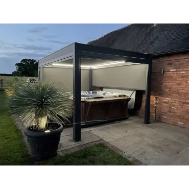Eclipse 3 X 3m LED Motorised Pergola | Free Standing