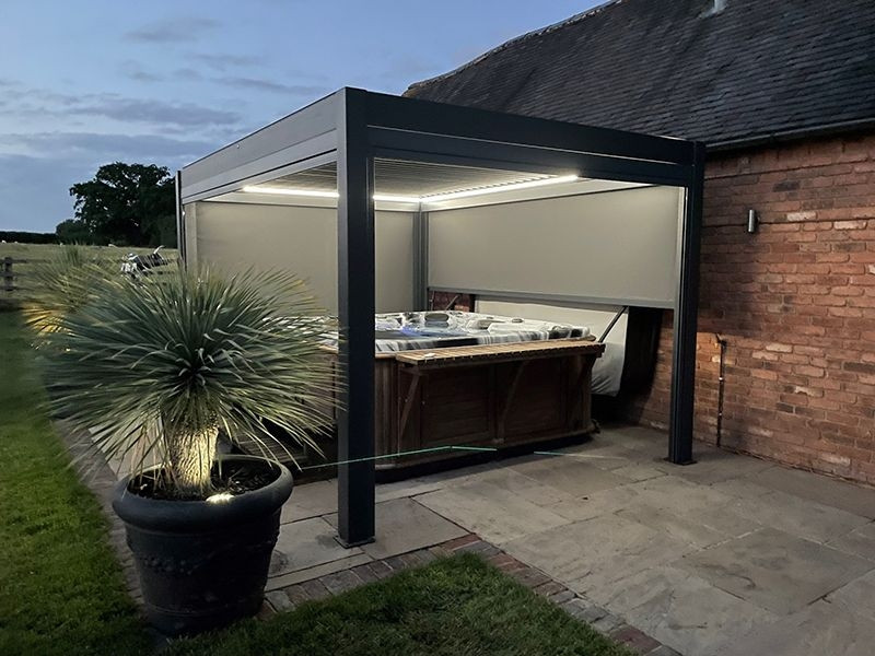 Eclipse 3 X 3m LED Motorised Pergola | Free Standing