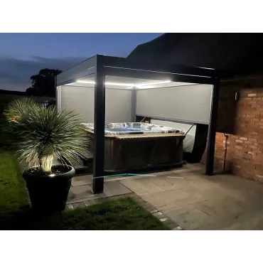 Eclipse 3 X 3m LED Motorised Pergola | Free Standing