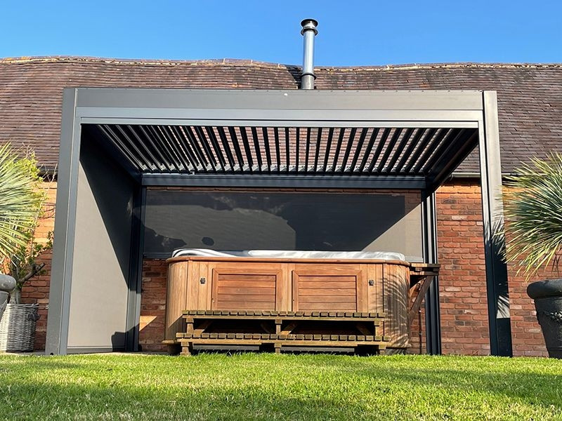 Eclipse 3 X 3m LED Motorised Pergola | Free Standing