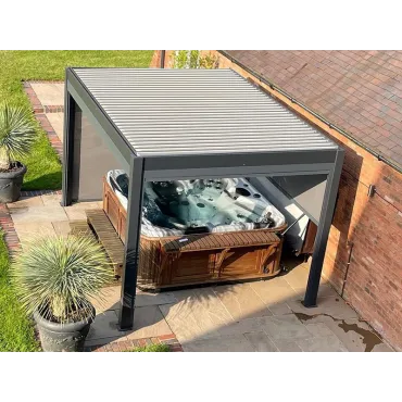 Eclipse 3 X 3m LED Motorised Pergola | Free Standing