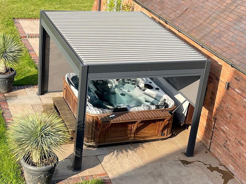 Eclipse 3 X 3m LED Motorised Pergola | Free Standing