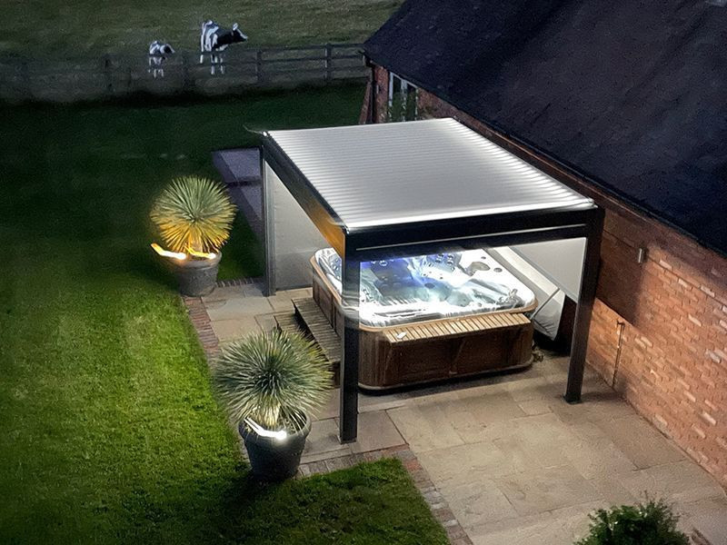 Eclipse 3 X 3m LED Motorised Pergola | Free Standing