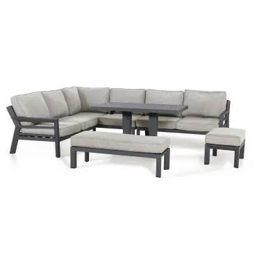 New York New York Corner Dining Set With Rising Table
