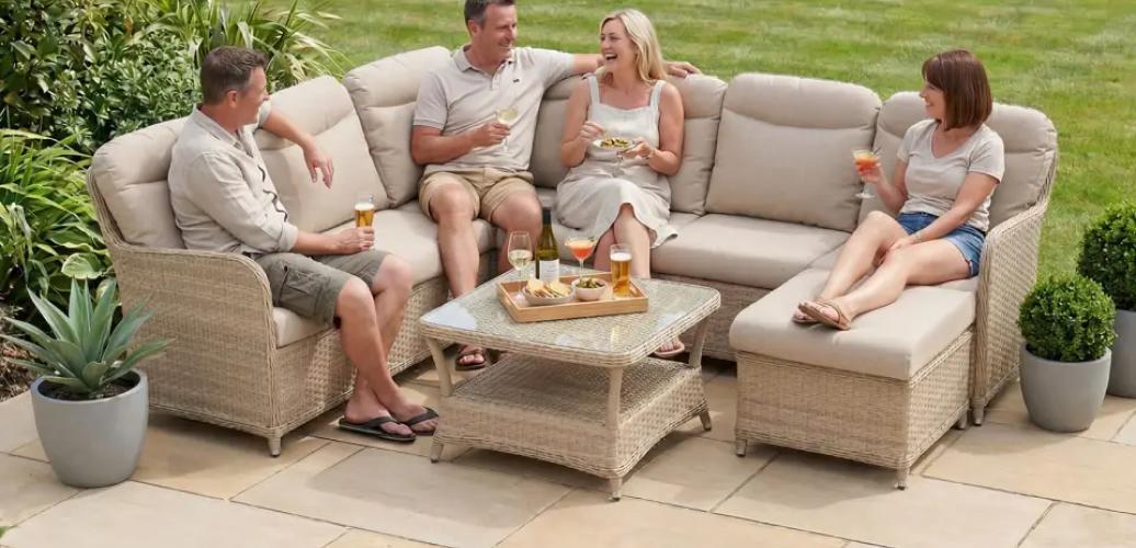 Rattan Corner Sofa Sets for Spanish Gardens & Terraces